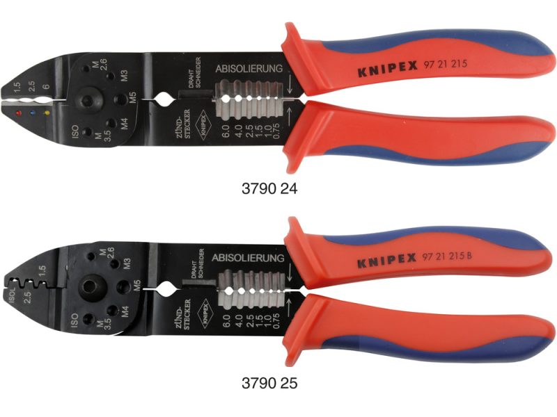 Crimping Pliers for Plug-In Contacts