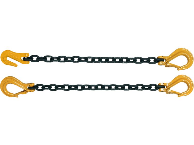 Lashing Chains for Ratchet Tensioner with Hooks
