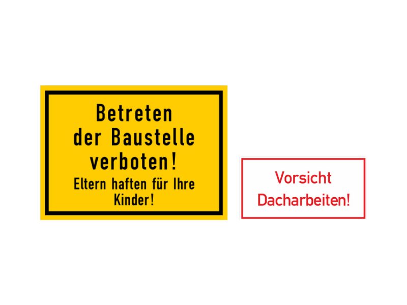 Operating Site Warning Sign