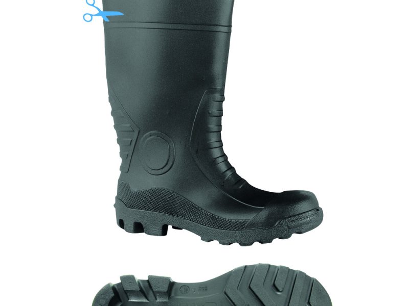 Safety rubber boots black / black