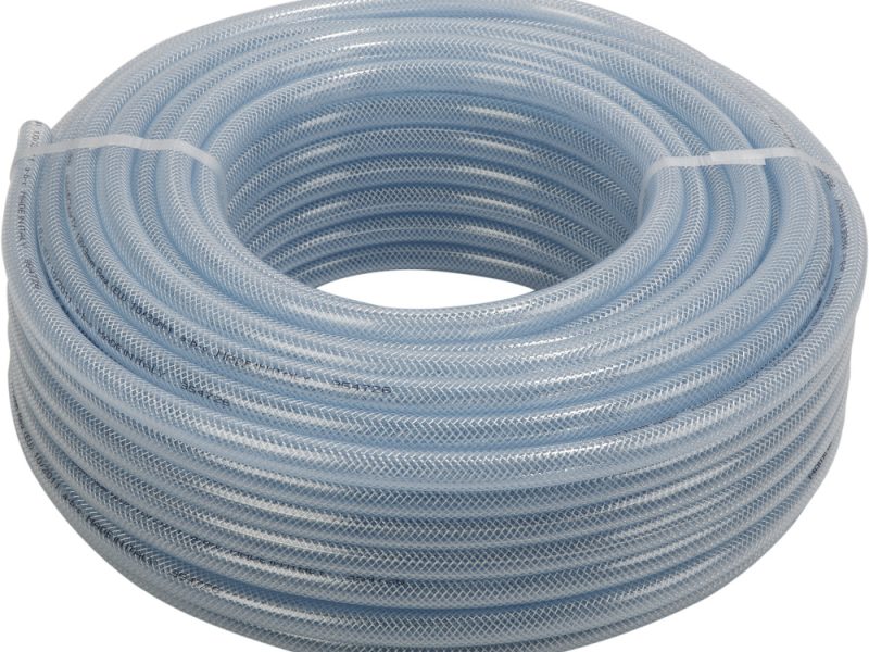 Transparent PVC fibre hose