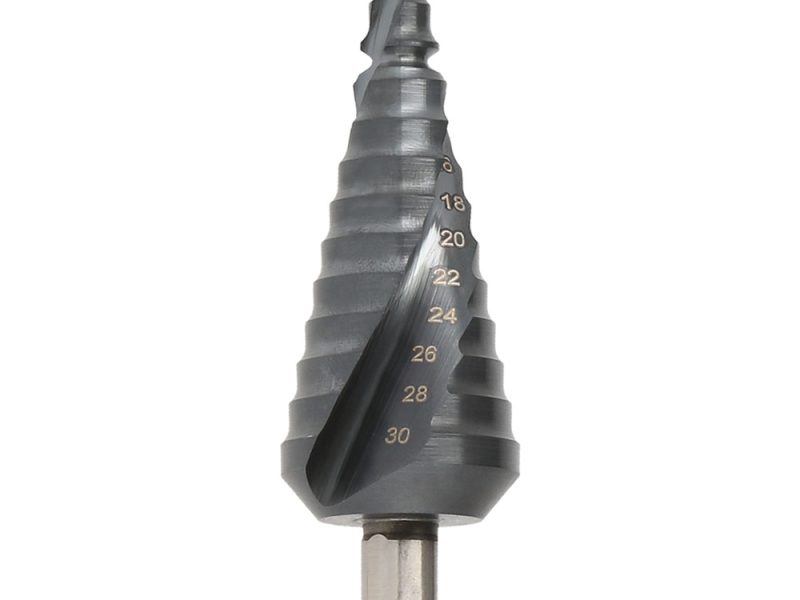 HSS-TIAN Step Drill with Edge-Breaker