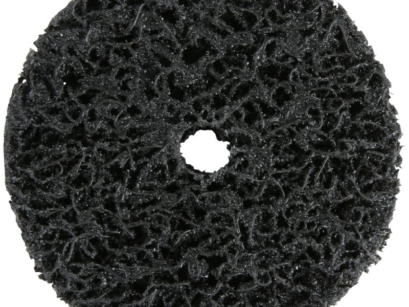 Grinding fleece nylon black ECO