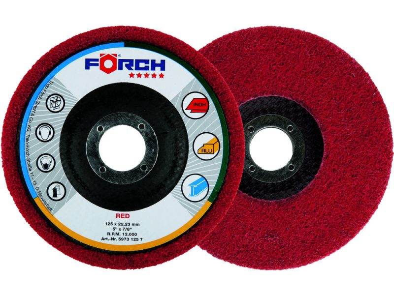 Strong fleece compact disc Red FÖRCH 5*