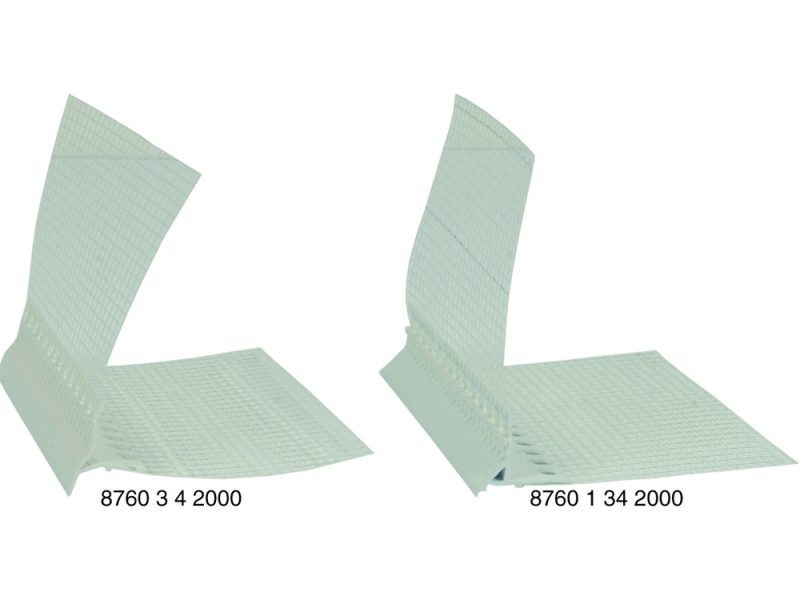 PVC Drip Edge Profiles with Fabric